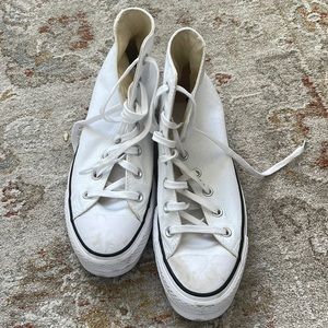 Converse platform high top sneaker